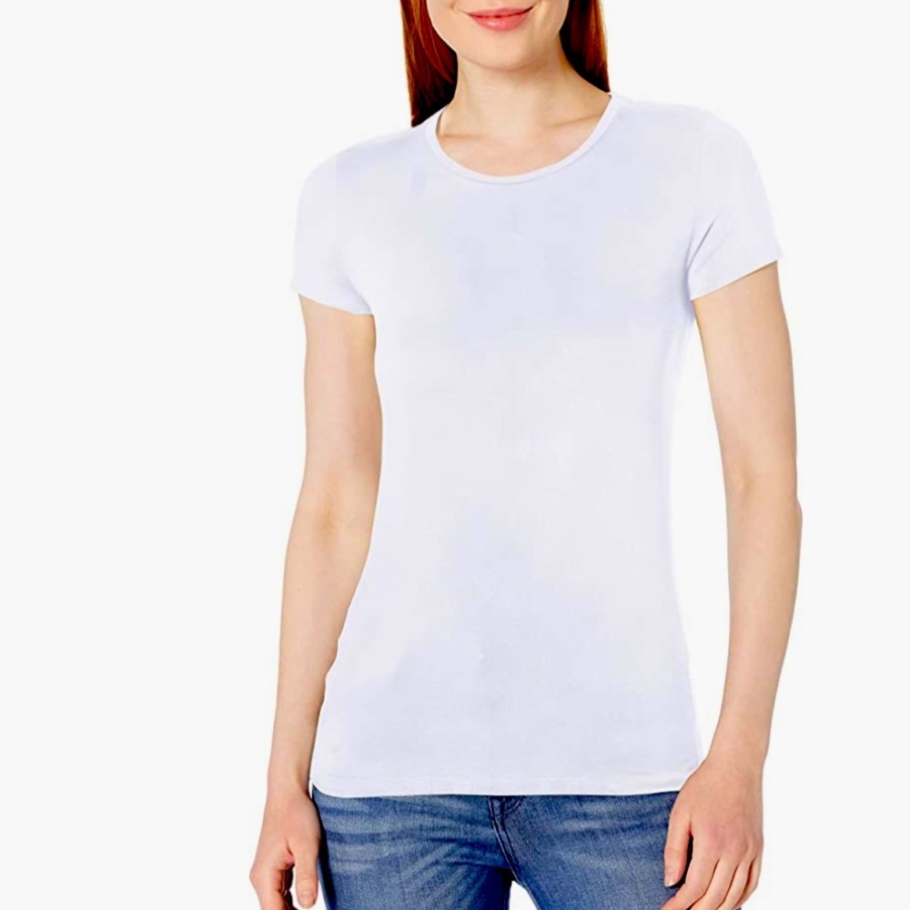 Majestic FILATURES White Alison Crewneck Short Sleeve Luxury Tee Size 3 NWT